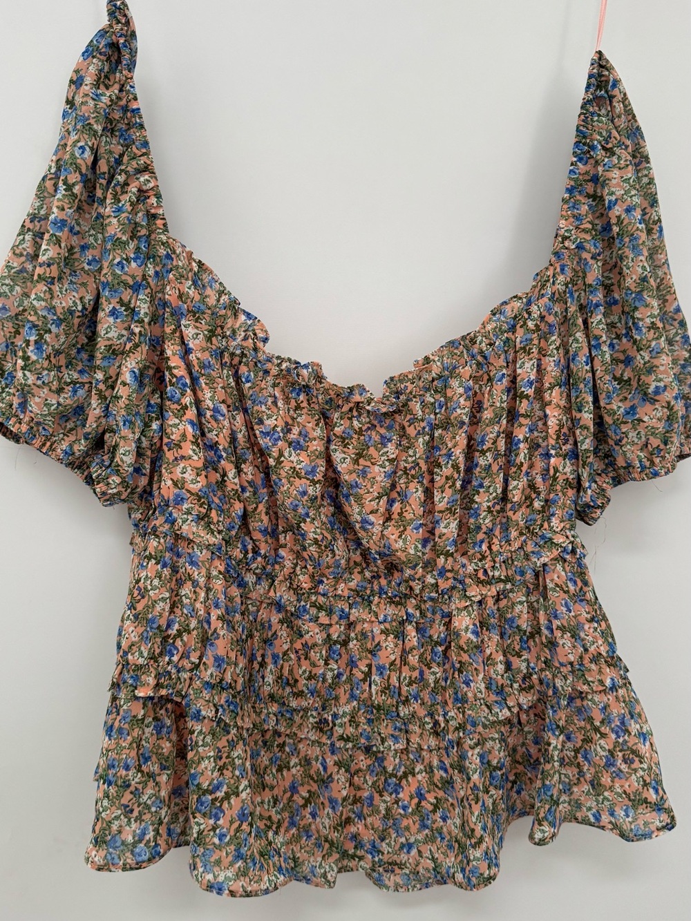 ASTR Floral Peasant Blouse